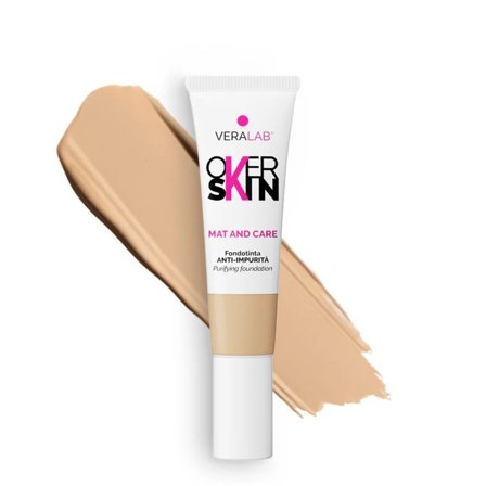 Overskin MAT AND CARE 06 BEIGE 30ml - Fondotinta liquido