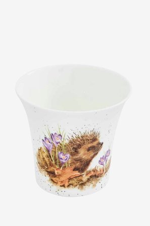 Royal Worcester - Kukkaruukku Wrendale Designs Hedgehog 10 cm - Monivärinen - Ruukut & maljakot - - Homeroom