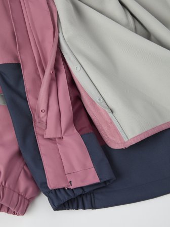 Polarn O. Pyret - Hazy, waterproof shell jacket - 80 - Childrenswear - pink