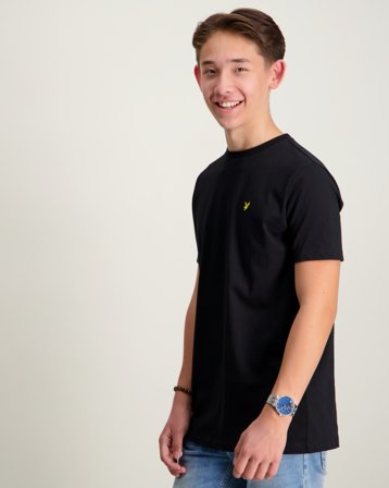Lyle & Scott Plain T-shirt Sort T-shirts Dreng - Kids Brand Store