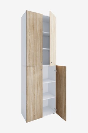 VCM - Vcm Skoskap Lona 2Xl hengslede dører - Flerfarget - Skoskap - Fra Homeroom