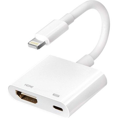 Lightning till HDMI-adapter, 1080P digital synkroniseringsskärmkonverter AV