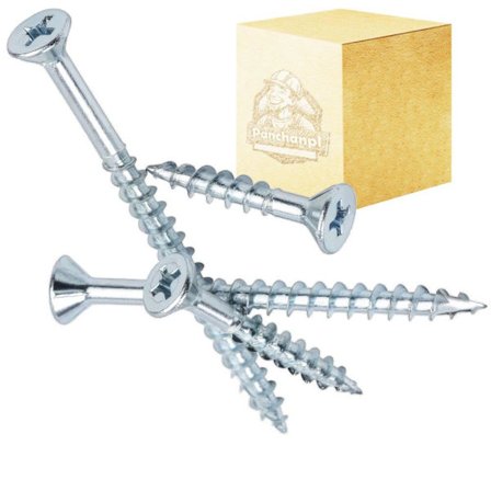 VITA GALVANISERADE HÄRDADE TRÄSKRUVAR 1 KG 5X50 LÄNGD 30 MM_MGF