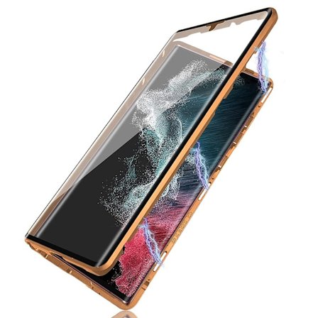 Samsung Galaxy S25 Plus Elegant Metallskal med Trådlös Laddning
