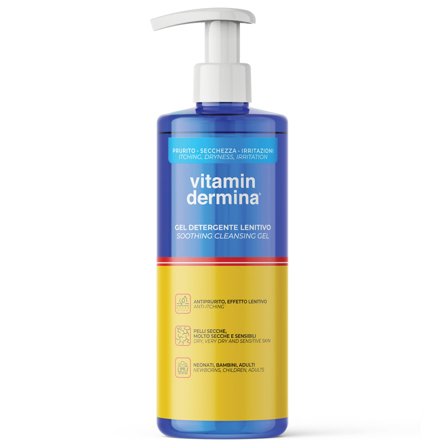 VITAMINDERMINA Gel Detergente Lenitivo 500ml - Detergenti Intimi
