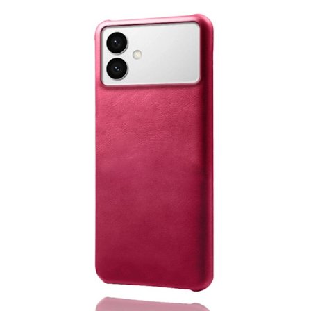 Mobilskal till Samsung Galaxy S26 Edge PU Läder Hård PC Skydd - Rosa