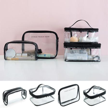 Ukap Toalettväska Transparent Kosmetisk Väska Reseförvaringsväska Small Handbag