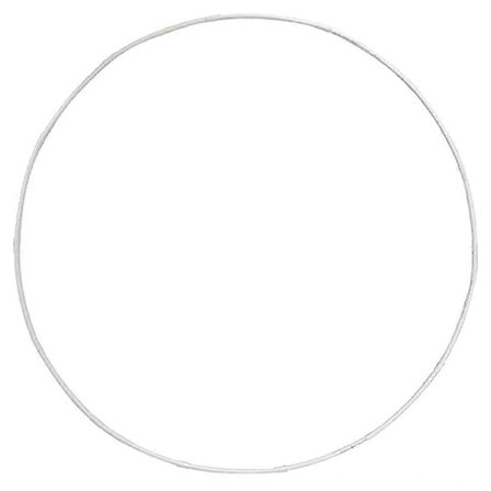 Cirkel Båge Ställning Ballong Ring Ballongbågar Rund Ballongbåge Cirkel Bakgrundsställning Vit 150X150X2CM