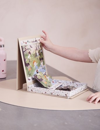 Filibabba Magnetisk Spil - Puslespil "Eventyr I Skoven" - Multi/patterned - ONE SIZE