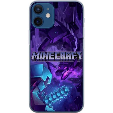 Apple iPhone 12 Läpinäkyvä Kuori Minecraft