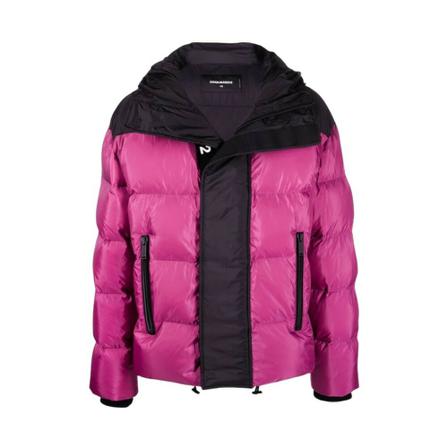 Dsquared2, Down Jackets Roze, Heren, Maat:S