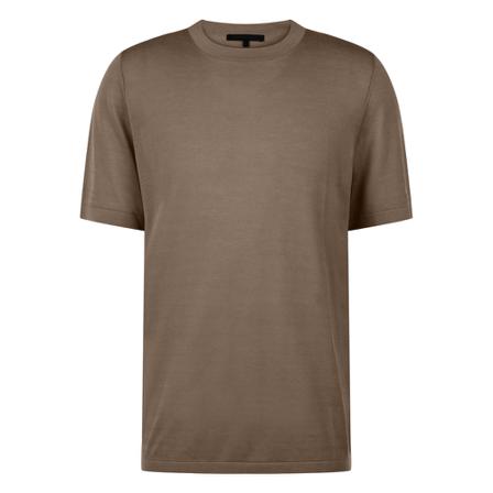 Drykorn, 420071 Valentin 10 T-shirt with short sleeves Bruin, Heren, Maat:S