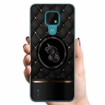 Motorola Moto E7 Tpu Mobilskal Luxury Unicorn