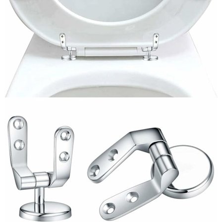 WC-istuimen saranat, ruostumattomasta teräksestä valmistetut WC-kannen saranat, WC-kannen kiinnike, WC-istuimeen, universaali kansi