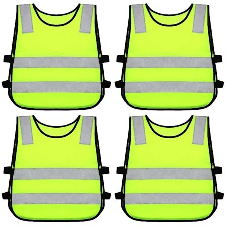 4kpl heijastinraitoja liivi Lasten turvaliivi lasten liivi