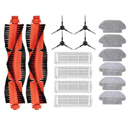 Filter for Xiaomi Robot Vacuum S10 S12, mi Robot Vacuum Mop P Tilbehør Moppkluter Hoved Sidebørste Styj02ym Reservedeler