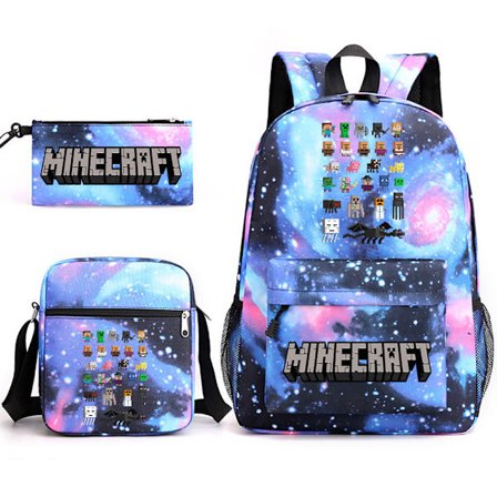 Min värld skolväska utskrift tre delar set Starry Blue ~ 5