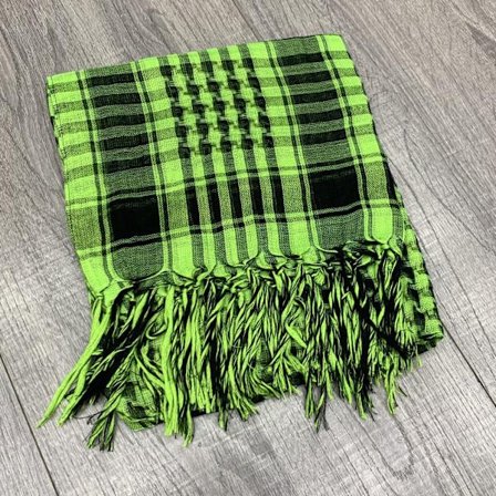 Etnisk Arabisk Shemagh Skjerf Arabisk Bønneskjerf Ørkensjal Hodeskjerf Solbeskyttende Hodeskjerf Etnisk Hodebekledning grønn