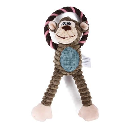 Nydelige hundeleker - Monkey Plush Wild Animal Pet