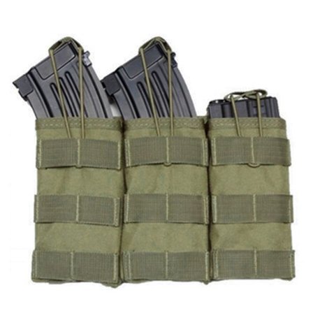 Walkie Talkie Lomme Nylon Slidstærk Åndbar Magasinlomme Justerbar Intercom Holster Taljepose til Udendørs Grøn