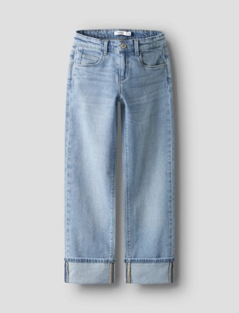 name it Nkfrose Straight Fold Jeans 4224-Az Noos - Blue - 164