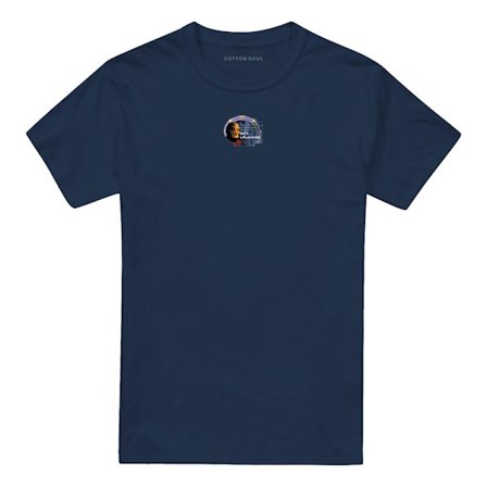 Stargate SG-1 Unisex Vuxen Inte Skrattande T-Shirt L Marinblå