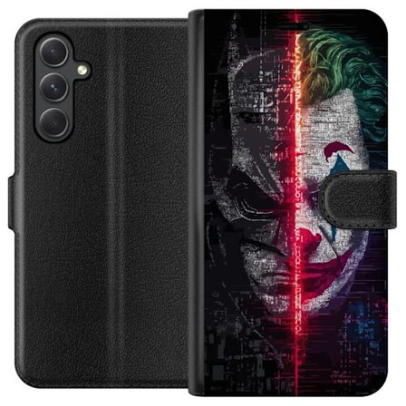 Kompatibelt Lommeboketui til Samsung Galaxy A15 5G DC Comics Batman Joker splitt ansiktet plakat Gotham skurker Dark Knight retrofilm helt mot skurk k