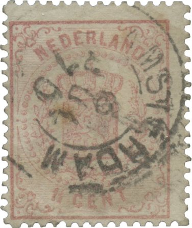 Holland 1869-1871 - NVPH 16 - Stemplet