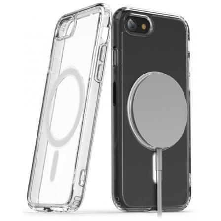 iPhone 7/8/SE (2020&2022) gjennomsiktig støtdemperveske MagSafe-kompatibel Transparent