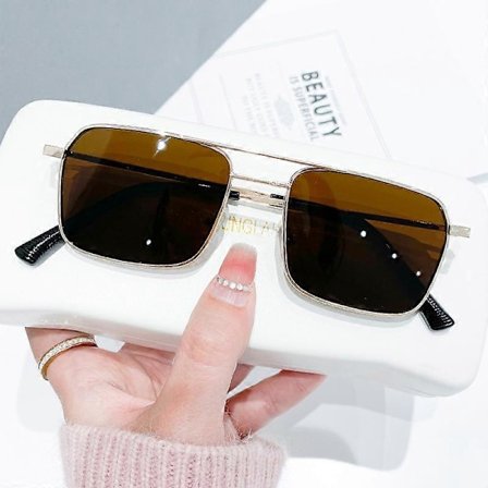 Solbriller med dobbelt stang Yellowstone Rip Wheeler Dutton Mænd Kvinder UV400 Shades Mode Kørsel Sport Udendørs Fiskeri Briller (FMY)