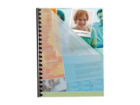 PAVO Plastomslag A4 280mic 100/fp - Lyreco - Kontorsmaskiner - Inbindning - Omslag