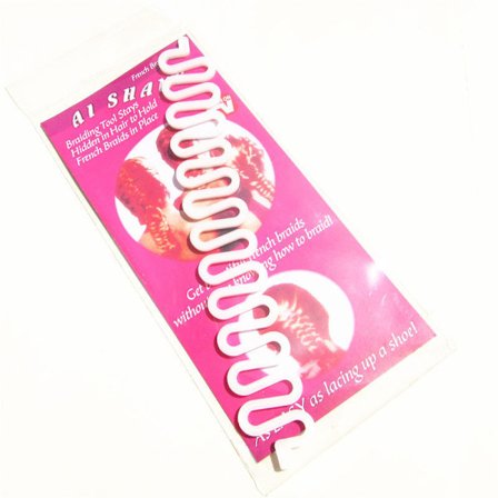 Stilige franske fletteverktøy for hår, hårruller, magiske fletteverktøy for hår (hvit)