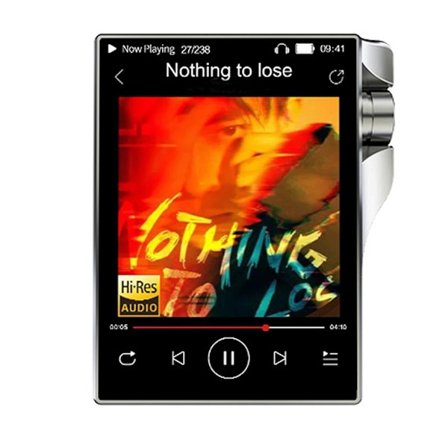 2,4-tommers berøringsskjerm MP3-spiller, MP4-musikkspiller med 32 GB EMMC-kort, bærbar high-fidelity musikkspiller med CD-opptaker, e-bok-fotovisning