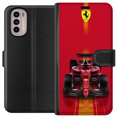 Yhteensopiva Lompakkokotelo Motorola Motorola Moto G31 Ferrari Formula 1 -auto ikonisessa punaisessa muotoilussa urheilullisella tarkkuudella