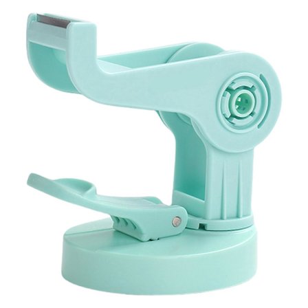 Bordtapeholder med sugekop, tapeskærer, 360 graders roterende tapeholder til pakning af æsker, scrapbooking, hvid (FMY)