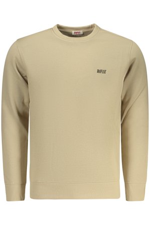 Rifle Felpa Senza Zip Uomo Beige