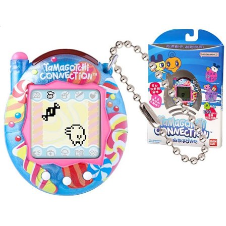 Tamagotchi Connection Flower Vaaleansininen Virtual Pet Game - Keräily elektroninen lelu lapsille