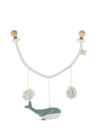 Pram Chain - Whale Baby & Maternity Strollers & Accessories Stroller Toys Blå Trixie Baby
