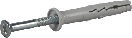 ESSVE 304805 Spikplugg 6 mm Ø, FZB 40 mm, 200-pack, Infästning