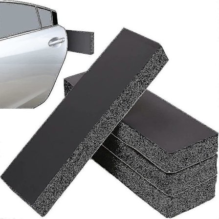 6 stk. Selvklæbende Bil Garage Væg Beskyttelse Skumplade Garage Beskyttelse Garage Portiere Sort Garage Væg Beskyttelsespaneler Til Parkeringsgarage, 