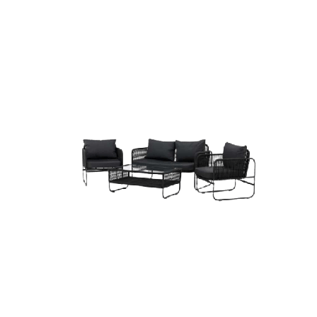 Venture Home Utah Soffgrupp Matgrupper Svart