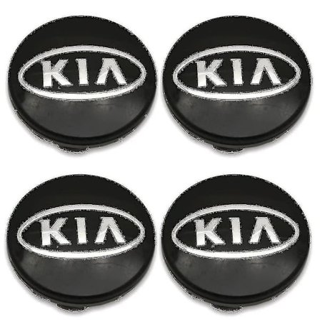 Kia Bil Hjul Center Caps Hub Dæksel 60mm 4 stk Til Picanto, Rio, Forte, Ev, , Ceed