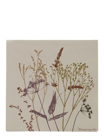 Sirri Napkin, Fsc Recycled , Paper Pack Of 20 Home Textiles Kitchen Textiles Napkins Paper Napkins Monivärinen/Kuvioitu Bloomingville