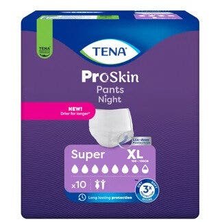 Tena Pants Night Pannolone A Mutandina Super Taglia XL 10 Pezzi