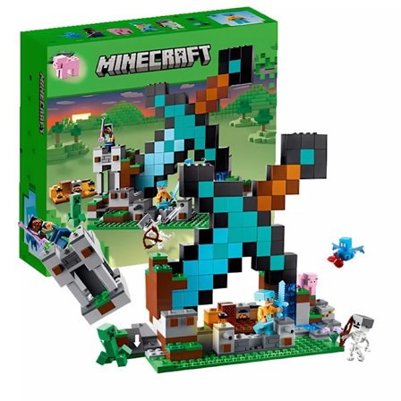 Minecraft 21244 Sværd Udpost Creeper, Skelet, Legetøj og Minifigurer til Børn Multicolor [YID]