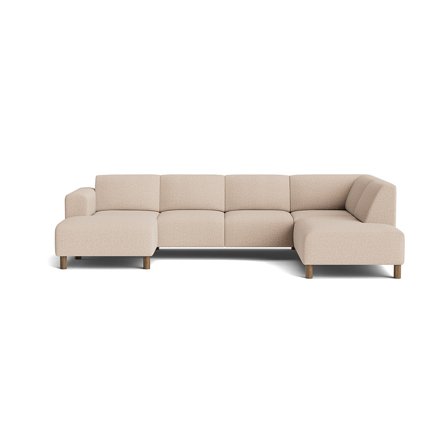 Toledo U-sofa, venstrevendt - Montreal Beige - 302x205x78 - Sofa, u-sofa