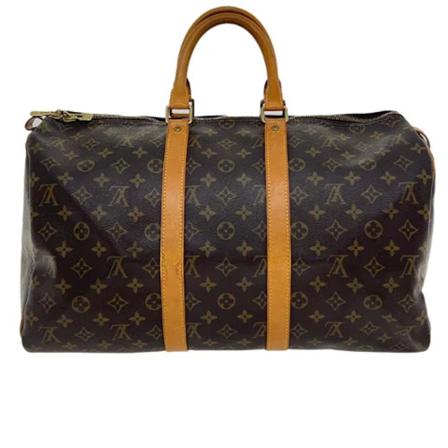 Louis Vuitton Vintage, Pre-owned Canvas travel-bags Bruin, unisex, Maat:ONE Size