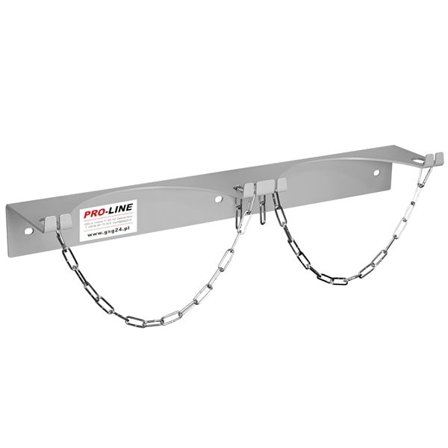 Vägghållare för 2 gasflaskor, max. diameter 250 mm PRO-LINE-flaskor