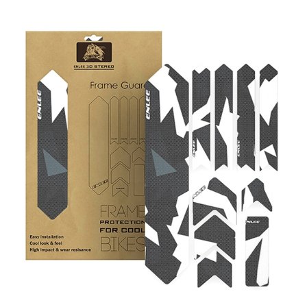 Mountain Bike Style High Impact Gaffelbeskytter til Bike Protects Gaffel 3D Paster Anti-ridse Cykelramme Beskyttelsesfilm