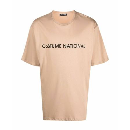 Costume National, T-Shirts Brązowy, Mężczyzna, Rozmiar: L